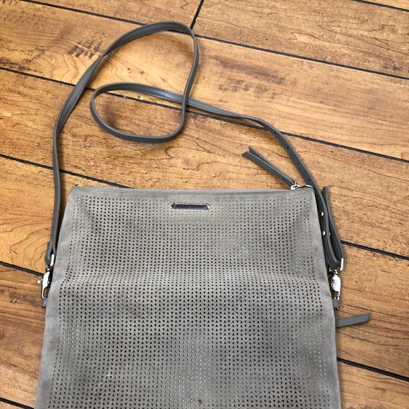 Stella and Dot crossbody grey/silver purse - Picture 2 of 3